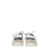 Mou Gray Leather Low Tops Mou