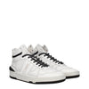 Lanvin White Leather High Tops Lanvin