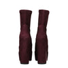 Stuart Weitzman Purple Leather Ankle Boots Stuart Weitzman