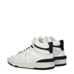 Lanvin White Leather High Tops Lanvin