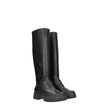 Max Mara Black Leather Over The Knee Max Mara