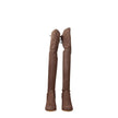 Stuart Weitzman Beige Leather Over The Knee Stuart Weitzman