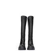 Max Mara Black Leather Over The Knee Max Mara