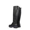 Max Mara Black Leather Over The Knee Max Mara