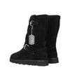 Kenzo Black Leather Ankle Boots Kenzo