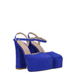 Stuart Weitzman Blue Leather Platforms Stuart Weitzman