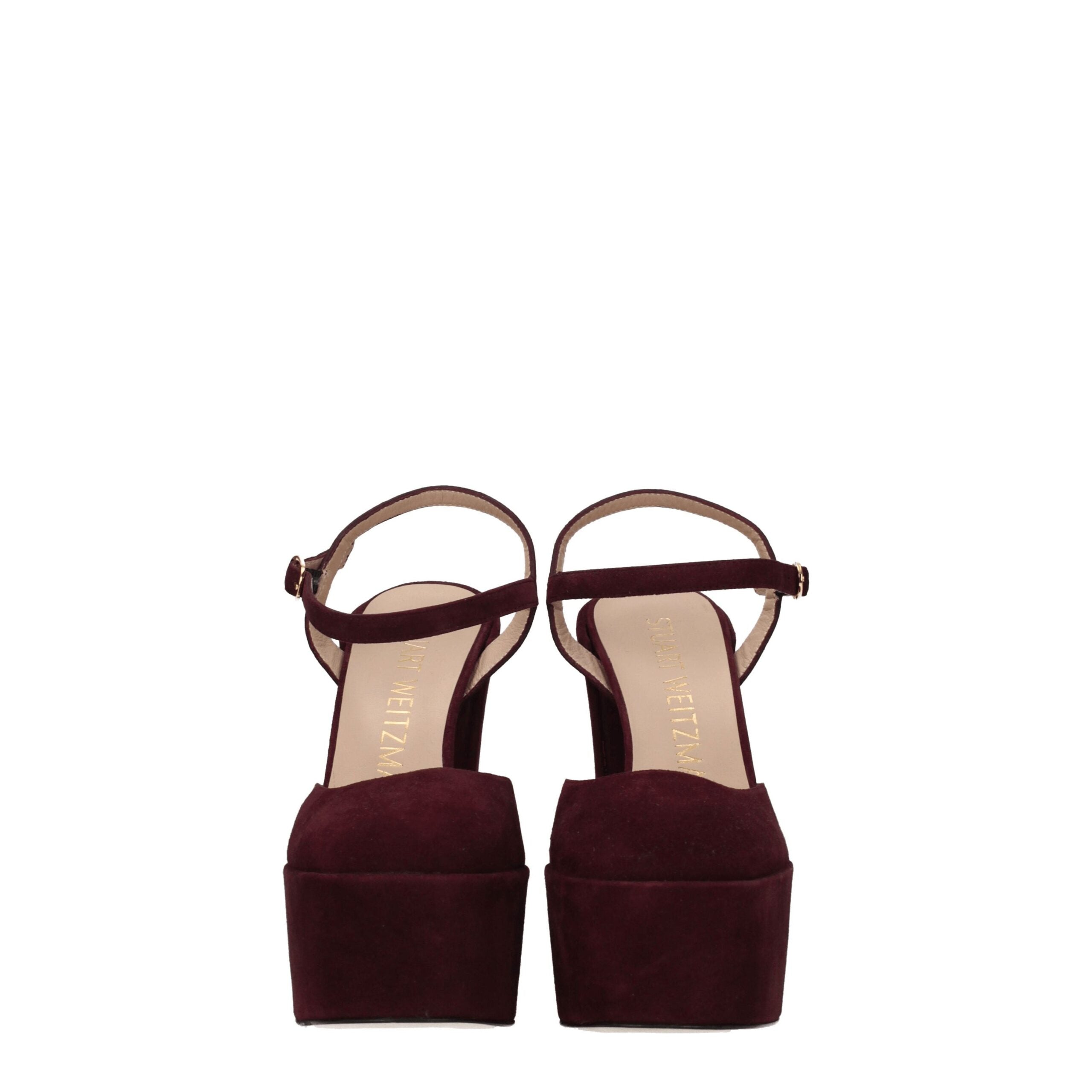 Stuart Weitzman Red Leather Platforms Stuart Weitzman
