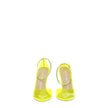 Stuart Weitzman Yellow Pvc Stiletto Heels Sandals Stuart Weitzman