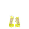 Stuart Weitzman Yellow Pvc Stiletto Heels Sandals Stuart Weitzman