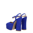 Stuart Weitzman Blue Leather Platforms Stuart Weitzman