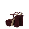 Stuart Weitzman Red Leather Platforms Stuart Weitzman