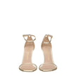 Stuart Weitzman Gold Leather Stiletto Heels Sandals Stuart Weitzman