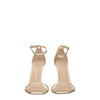 Stuart Weitzman Gold Leather Stiletto Heels Sandals Stuart Weitzman