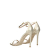 Stuart Weitzman Gold Leather Stiletto Heels Sandals Stuart Weitzman
