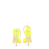 Stuart Weitzman Yellow Pvc Stiletto Heels Sandals Stuart Weitzman
