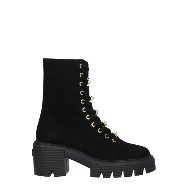 Stuart Weitzman Black Leather Ankle Boots Stuart Weitzman