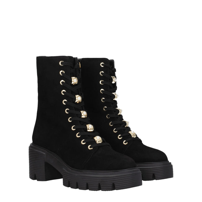 Stuart Weitzman Black Leather Ankle Boots Stuart Weitzman
