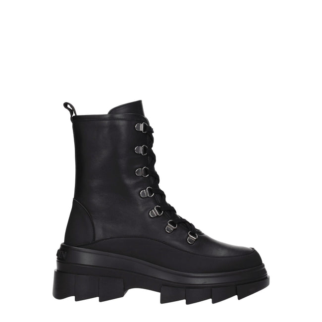 Stuart Weitzman Black Leather Ankle Boots Stuart Weitzman
