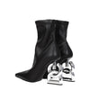 Dolce & Gabbana Black Leather Ankle Boots Dolce & Gabbana