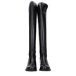 Stuart Weitzman Black Leather Over The Knee Stuart Weitzman