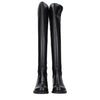 Stuart Weitzman Black Leather Over The Knee Stuart Weitzman