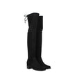 Stuart Weitzman Black Leather Over The Knee Stuart Weitzman