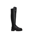 Stuart Weitzman Black Leather Over The Knee Stuart Weitzman