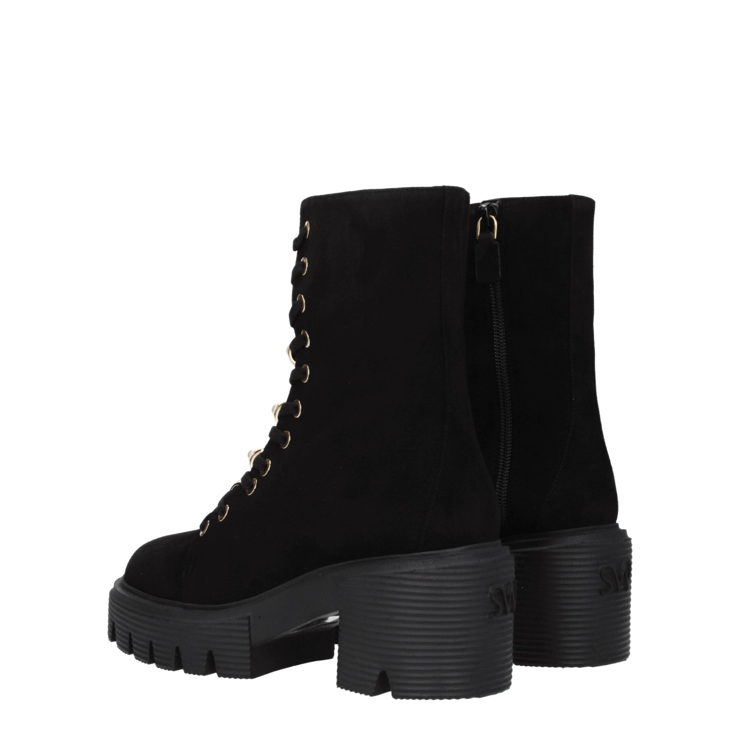 Stuart Weitzman Black Leather Ankle Boots Stuart Weitzman