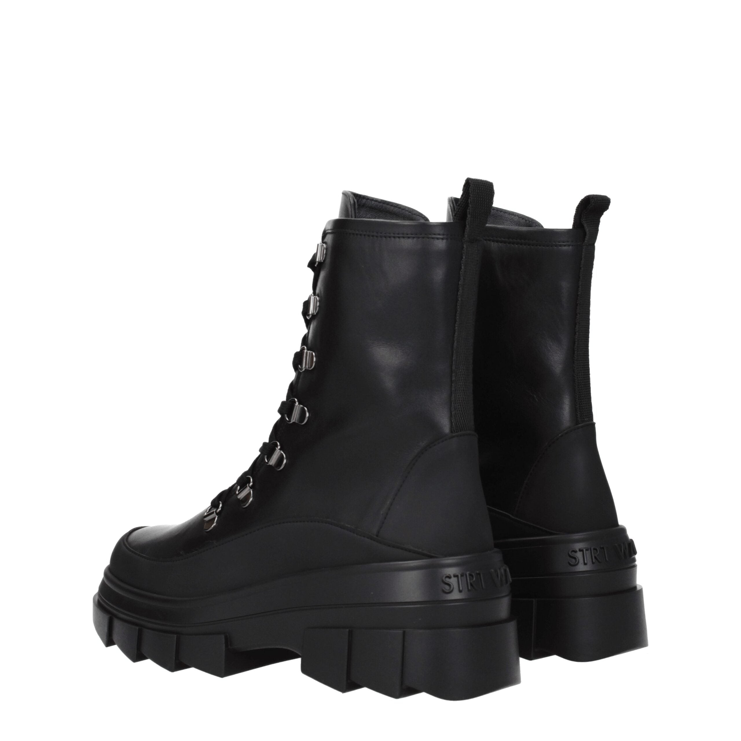 Stuart Weitzman Black Leather Ankle Boots Stuart Weitzman