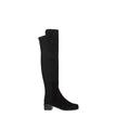 Stuart Weitzman Black Leather Over The Knee Stuart Weitzman