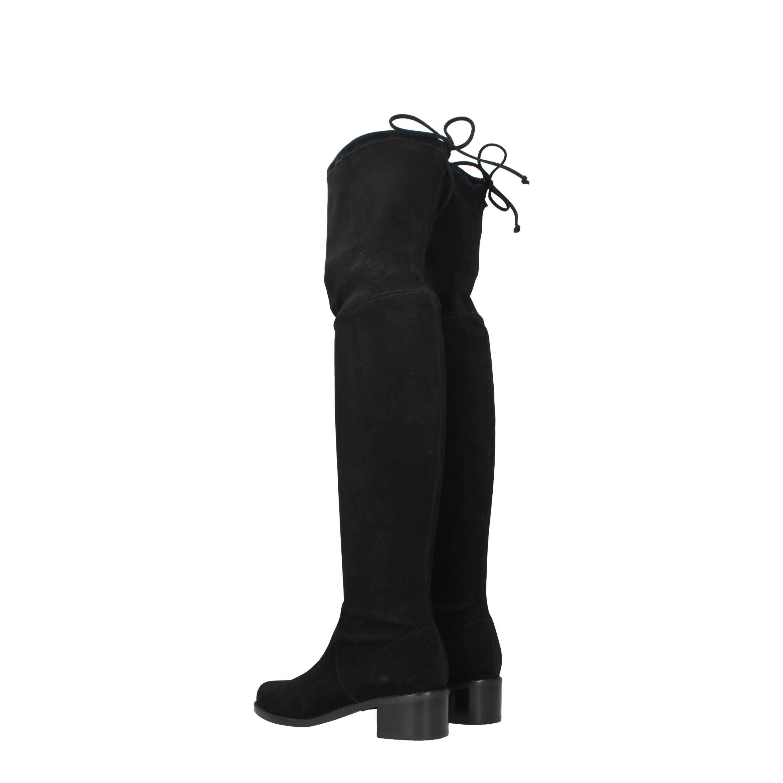 Stuart Weitzman Black Leather Over The Knee Stuart Weitzman