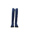 Stuart Weitzman Blue Leather Over The Knee Stuart Weitzman
