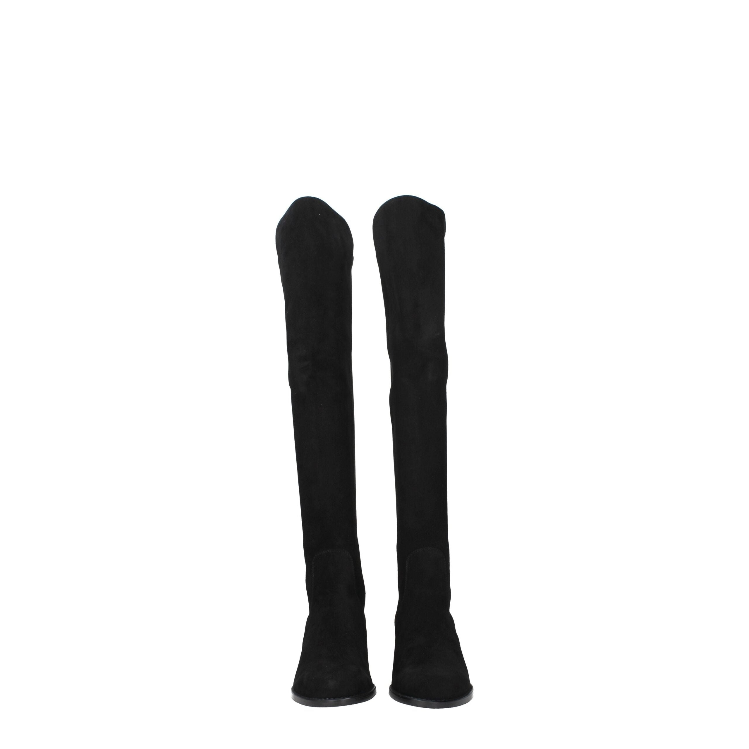 Stuart Weitzman Black Leather Over The Knee Stuart Weitzman