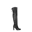 Stuart Weitzman Black Leather Over The Knee Stuart Weitzman