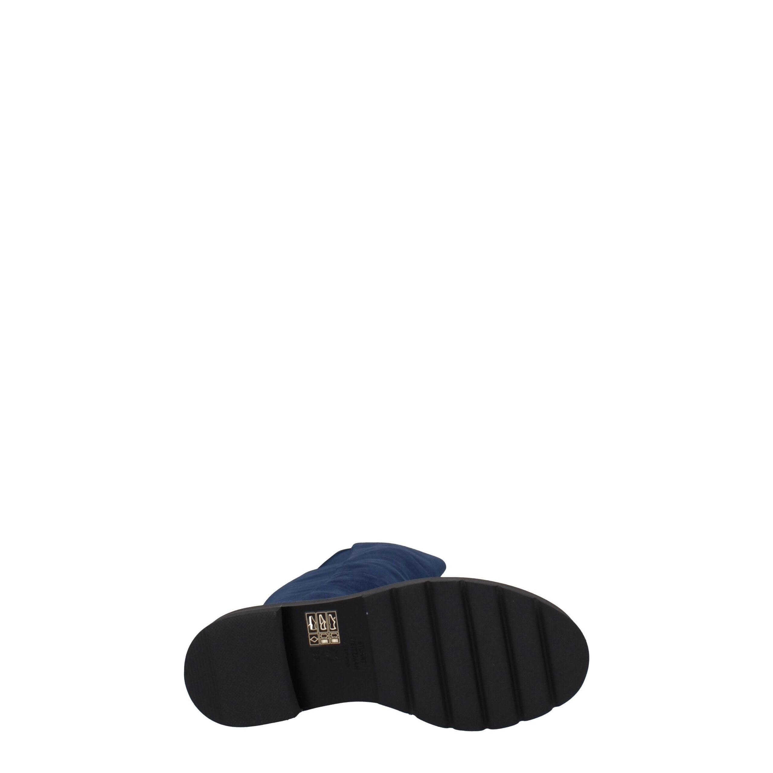 Stuart Weitzman Blue Leather Over The Knee Stuart Weitzman