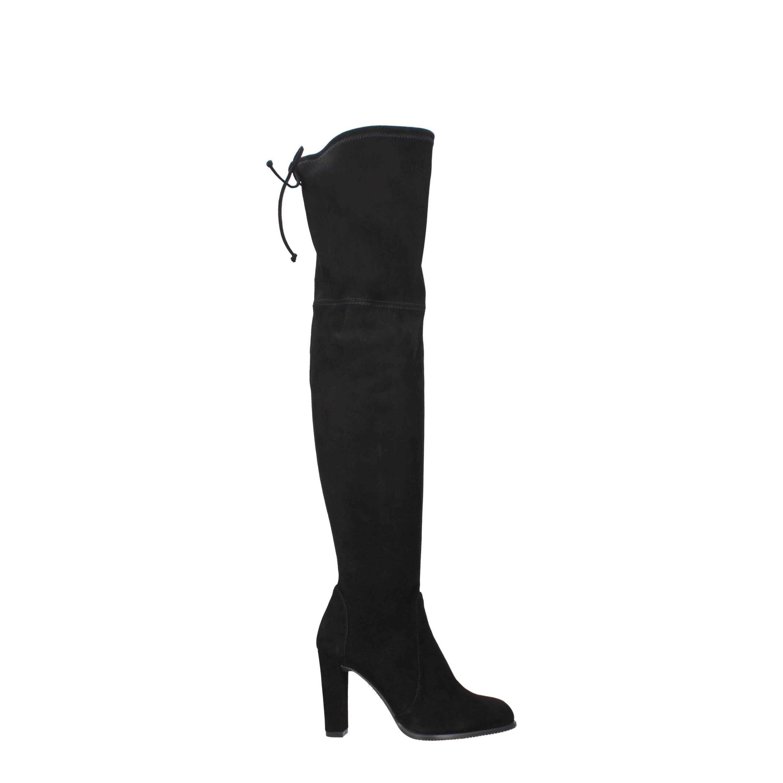 Stuart Weitzman Black Leather Over The Knee Stuart Weitzman