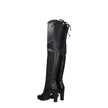 Stuart Weitzman Black Leather Over The Knee Stuart Weitzman