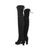Stuart Weitzman Black Leather Over The Knee Stuart Weitzman