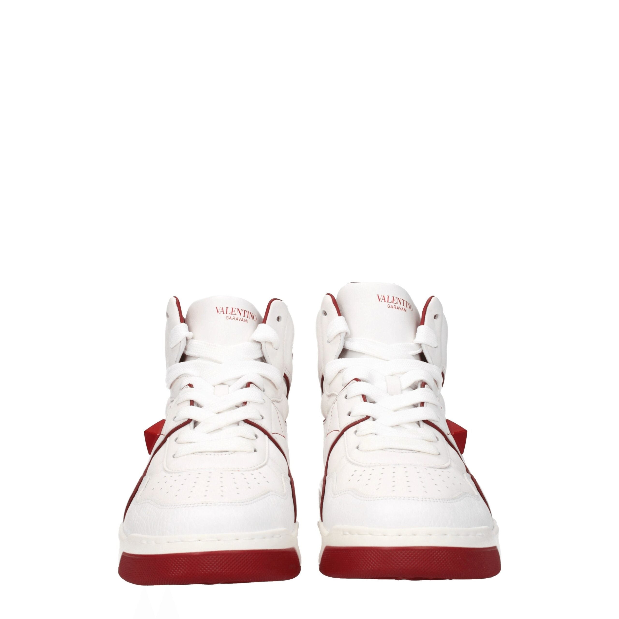 Valentino Garavani White Leather High Tops Valentino Garavani