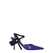 Off-White Purple Leather High Heel Pumps Off-White