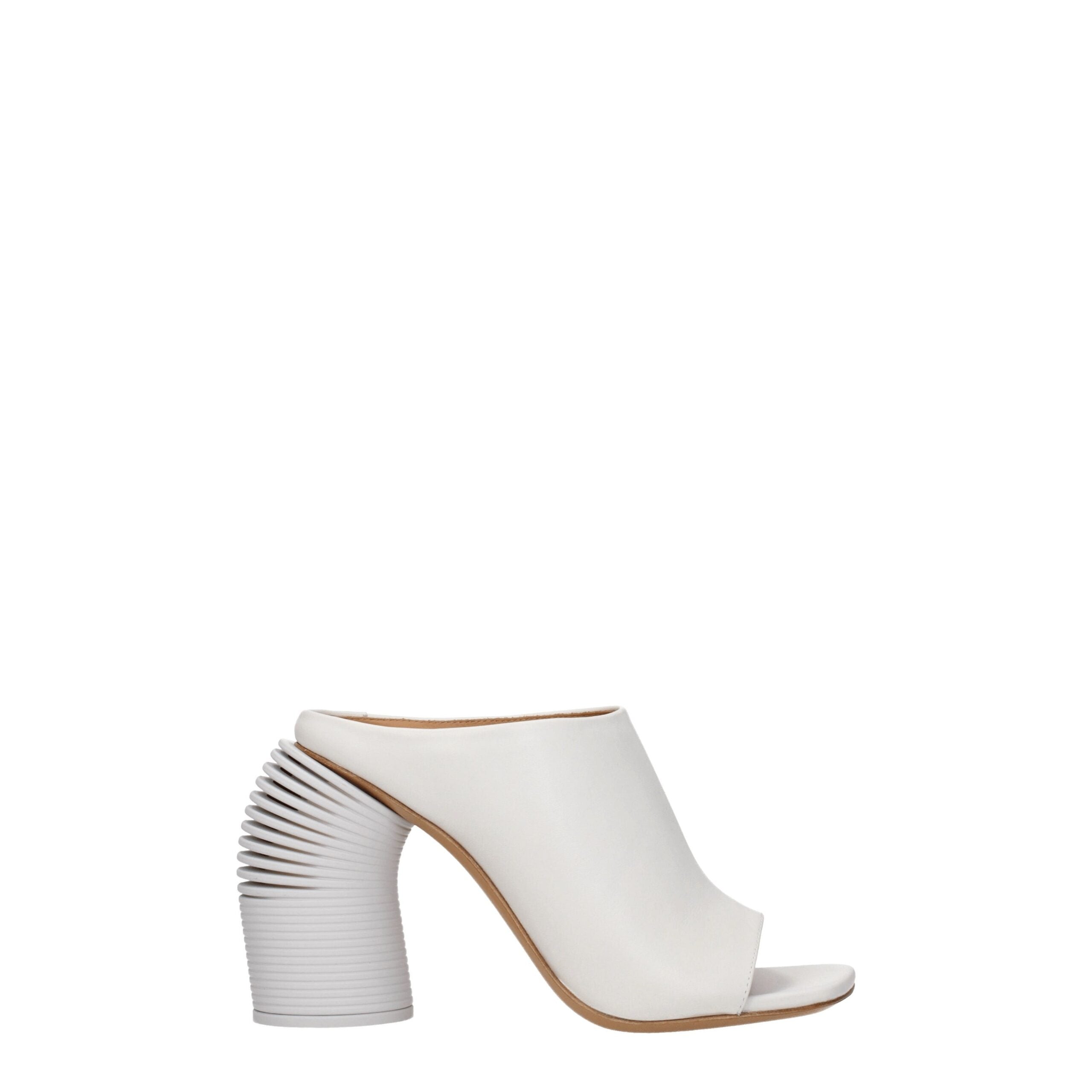 Off-White White Leather Platforms Off-White