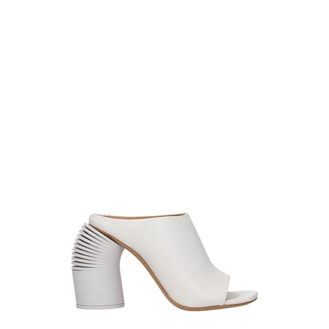 Off-White White Leather Platforms Off-White