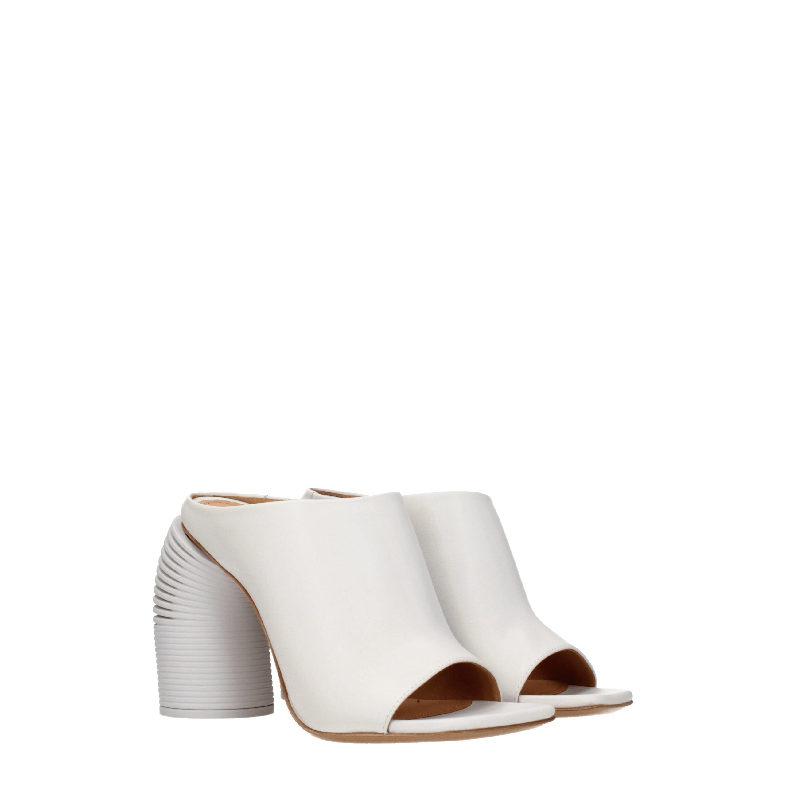 Off-White White Leather Platforms Off-White