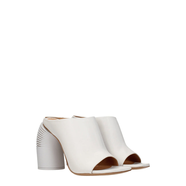 Off-White White Leather Platforms Off-White