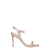 Stuart Weitzman Pink Satin Stiletto Heels Sandals Stuart Weitzman