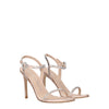Stuart Weitzman Pink Satin Stiletto Heels Sandals Stuart Weitzman