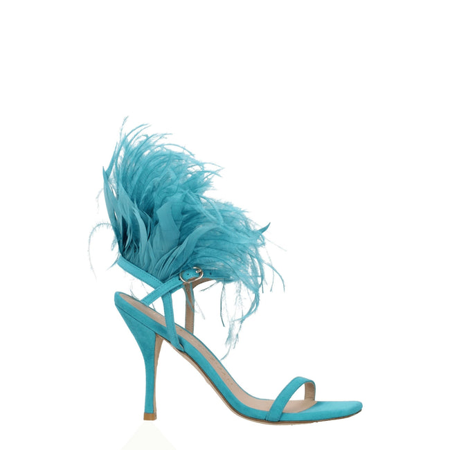 Stuart Weitzman Green Leather Stiletto Heels Sandals Stuart Weitzman