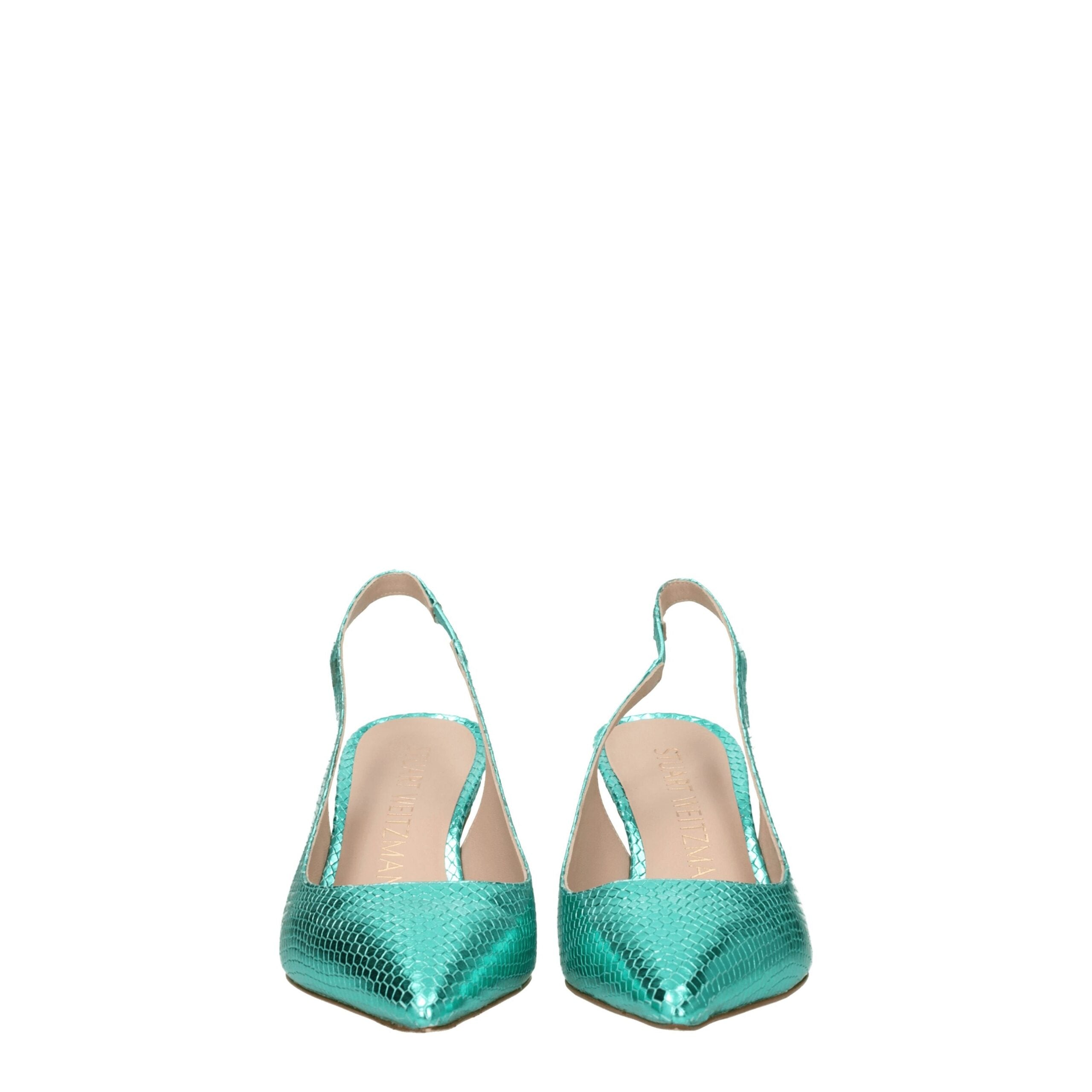 Stuart Weitzman Green Leather High Heel Pumps Stuart Weitzman