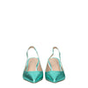 Stuart Weitzman Green Leather High Heel Pumps Stuart Weitzman