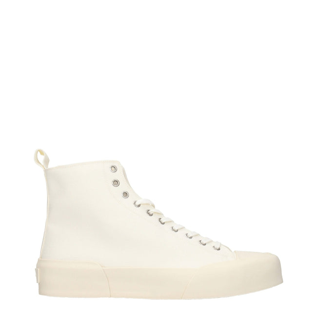 Jil Sander Beige Fabric High Tops Jil Sander